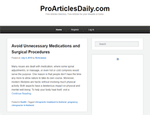 Tablet Screenshot of proarticlesdaily.com